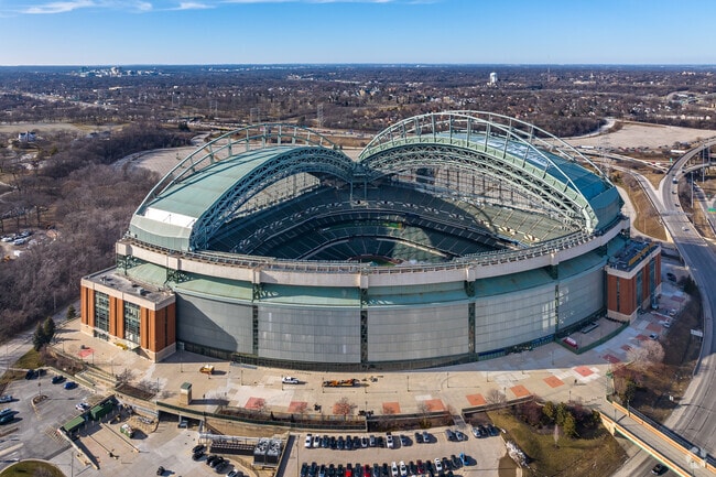 The Brewers play at American Family Field, just a short drive from Muskego Way.