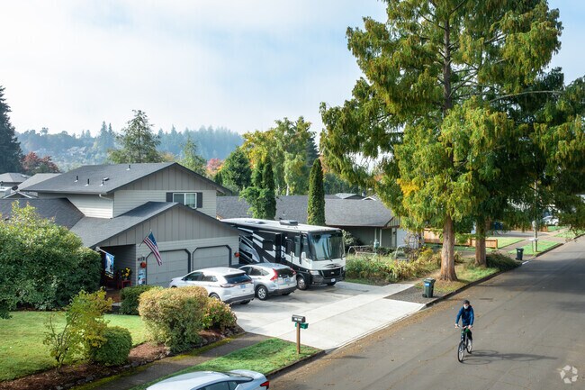 Take a bike ride down the residential streets of Thurston.
