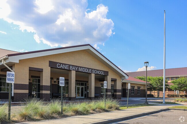 Cane Bay Middle School entrance in Cane Bay Plantation.