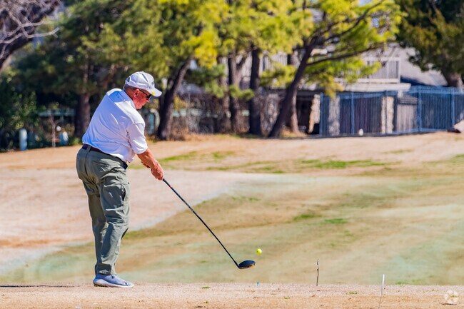 Deer Creek residents can enjoy golfing at The Greens Country Club.