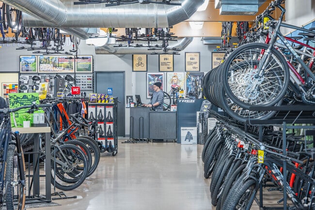 Active Mirrormont residents should visit nearby Trek Bicycle for equipment and repairs.