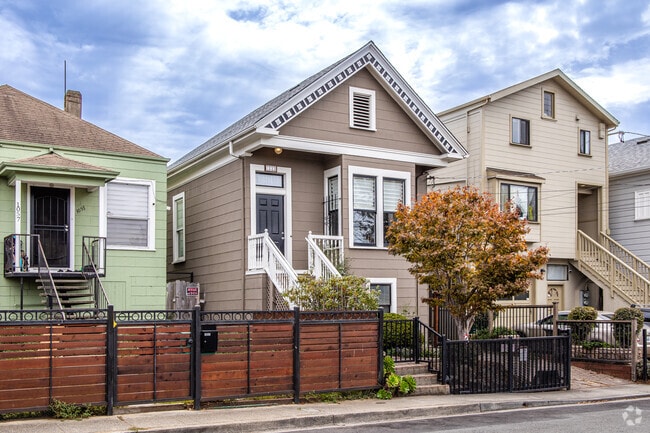 Emerybay Village houses are mostly typical wooden cottages.
