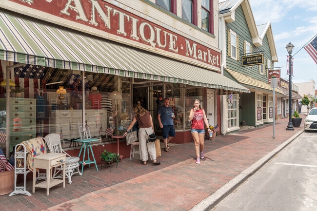 The Georgetown Antique Market is a popular stop for many people as they make their way down Market Street.