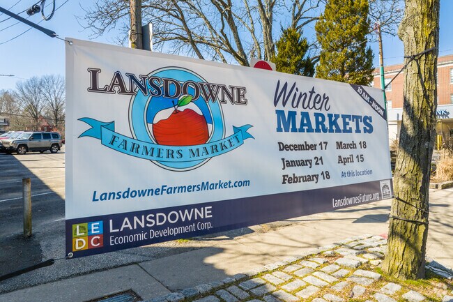 Lansdowne Farmers Market is open on select days, so check their calendar before heading out.