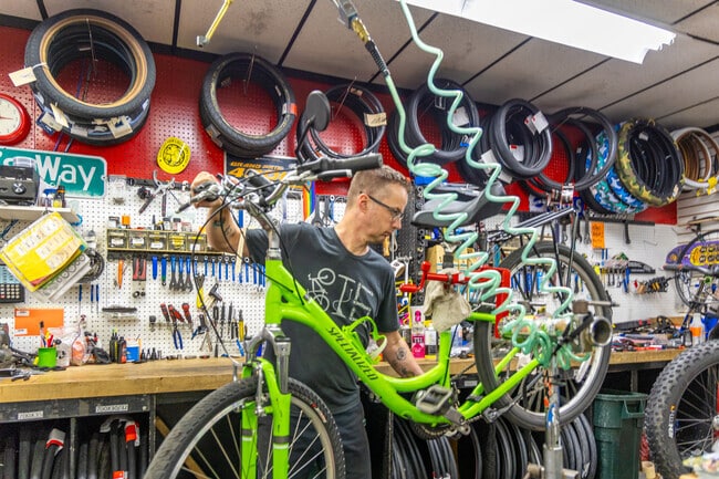 Kegel's Bicycle Shop in Highland Area has skilled bike mechanics to service your ride.