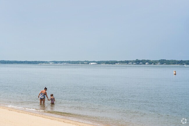 Shelter Island's beaches on Peconic Bay are calm and family friendly.