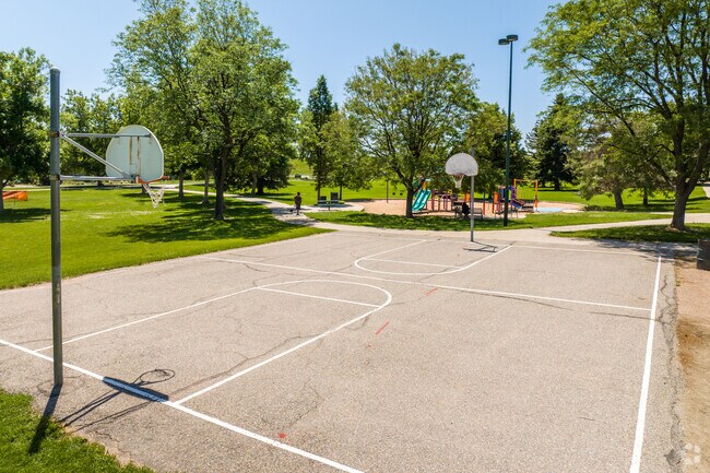 Get your friends together for some basketball at Verbena Park.