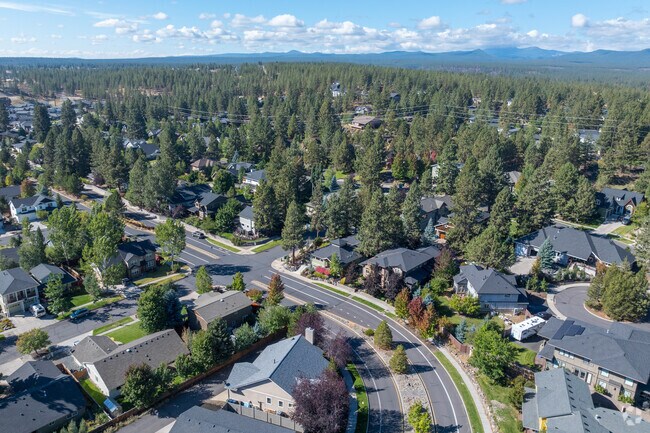 Roads meander down the hills of Summit West.