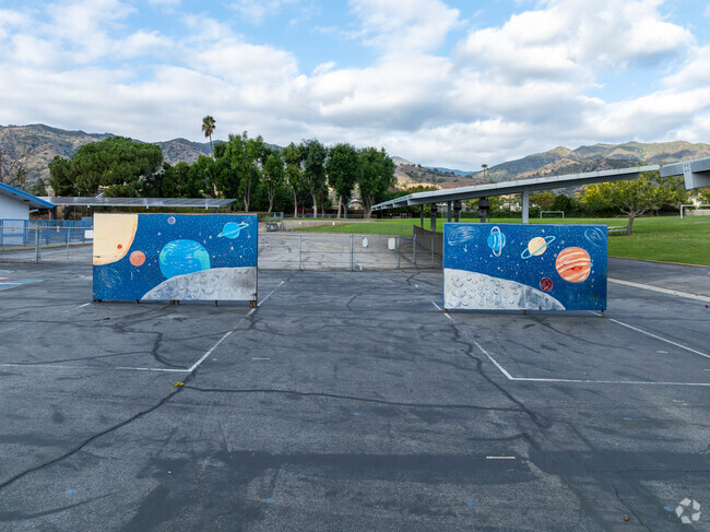 Sellers Elementary School playground is large for students to enjoy the outdoors.