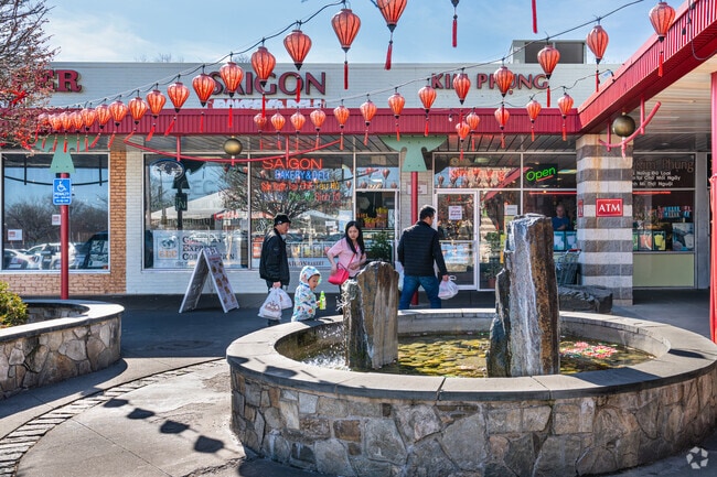 The vibrant Eden Center is available in Seven Corners for residents to explore.