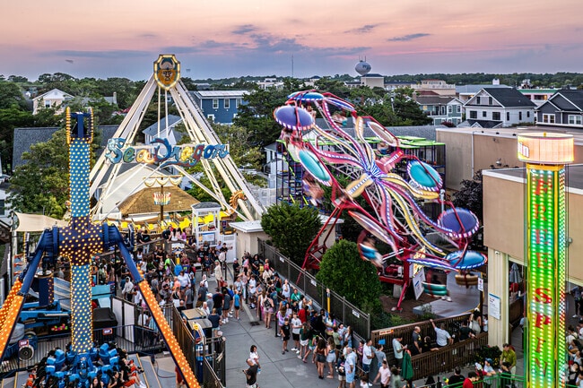 Spin until you can't spin another minute at Funland in Rehoboth Beach, DE.