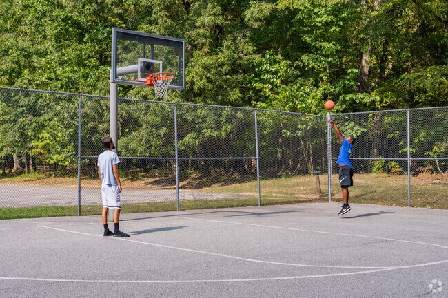 Muse Park makes for a peaceful place to play basketball near Lawrence.