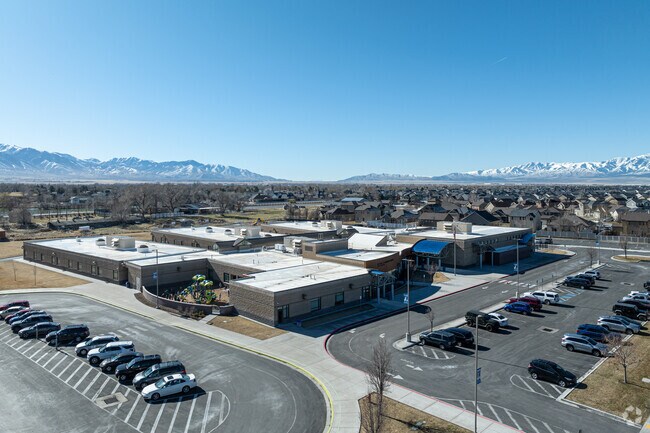 Old Mill Elementary School serves Stansbury Park.