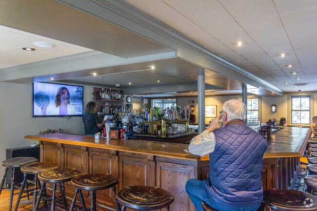 Enjoy a refreshing beverage from the bar at Ashland's Buckley's Tavern.