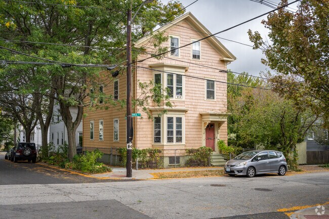 Find charming multifamily Victorian homes to admire in Fox Point, RI.