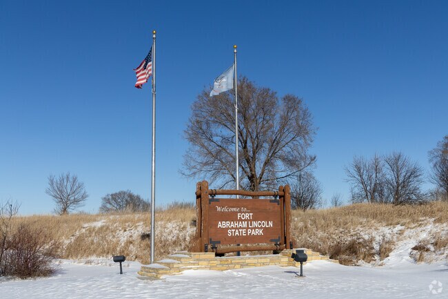 Abraham Lincoln National Park is just a few minutes away from Mandan.