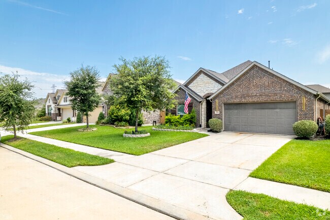 Traditional homes line Harmony's quiet streets, offering a welcoming atmosphere.