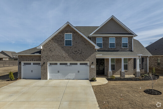 Many of the newer homes being constructed in Meridianville are larger with three garages.