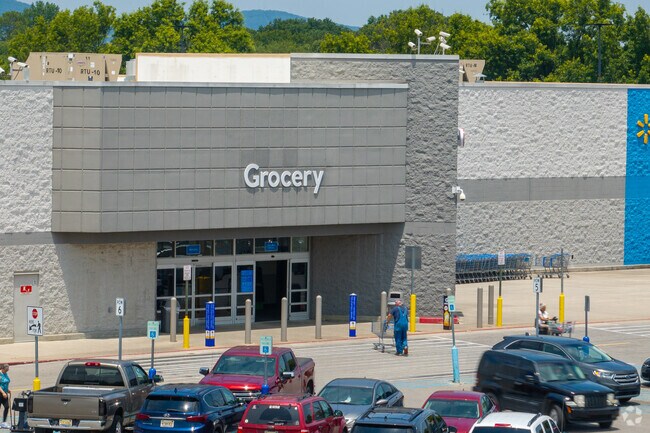 Shoppers can grab groceries from the local Walmart.