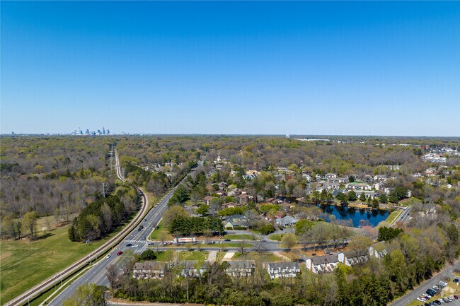 East Forest locals can drive down Monroe Road to head towards the uptown Charlotte area.