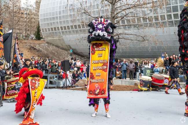 Lunar New Year festivities brighten Myriad Botanical Gardens near Arts District
