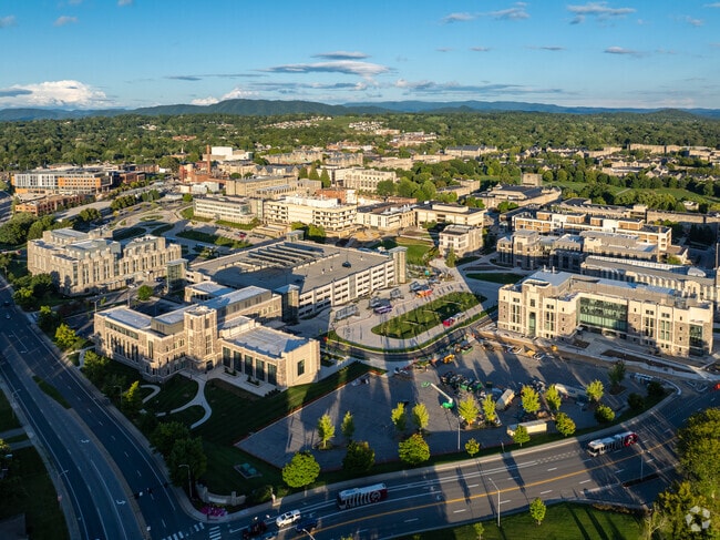 Virginia Tech boasts a diverse student body and a vibrant campus life near Tom's Creek.