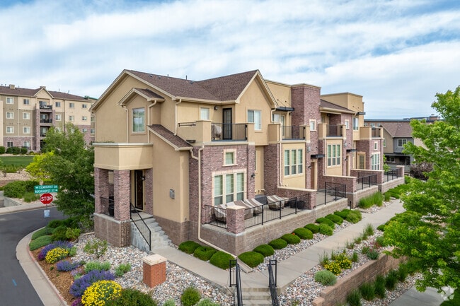 Townhomes in Westridge showcase a contemporary style with open floor plans, vaulted ceilings, and finished basements—many offering walk-out lower levels and sleek, modern details throughout.