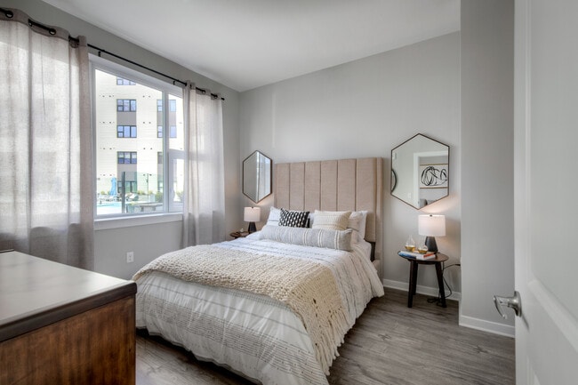 Bedrooms with hard surface flooring