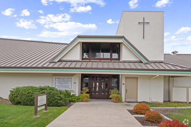 The entrance of Apostles Lutheran School in San Jose, California.