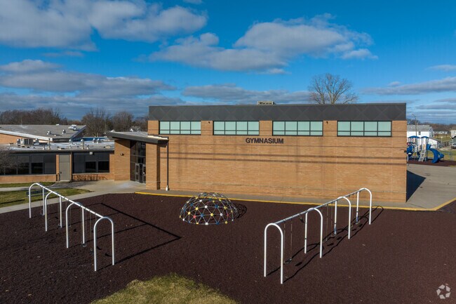 The play area at Dort Elementary School.