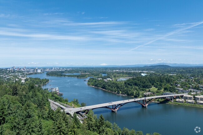 Enjoy stunning views of Portland, only six miles away from the Markham neighborhood.