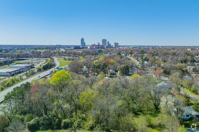 Skyland sits just East of downtown Winston Salem.
