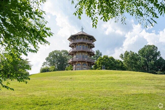 The Patterson Park Observatory in Patterson Place was built in 1890.