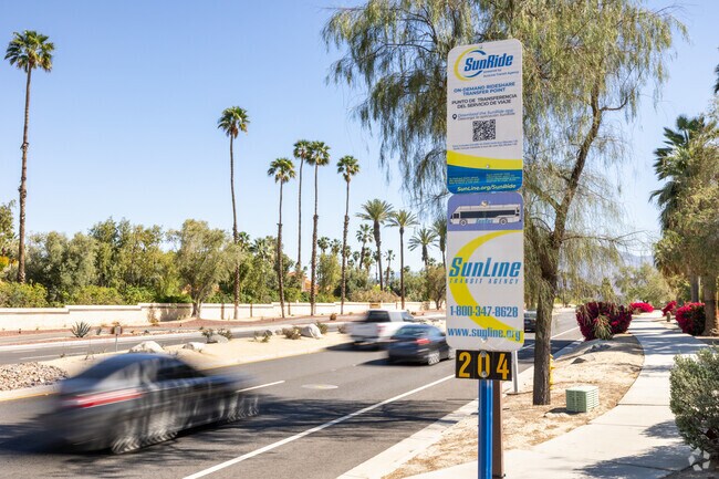 Desert Willow residents can find convenient access to public bus lines in the area.