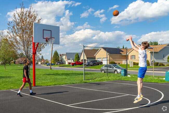 Fullerton Memorial Playground has basketball courts that get packed on nice days.