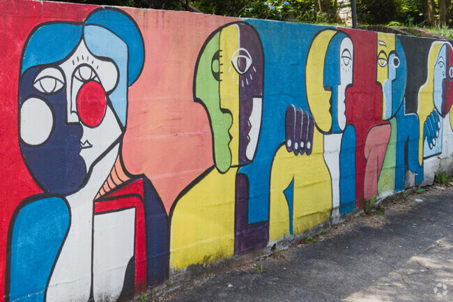A mural showcasing the vibrant culture of West Salem.