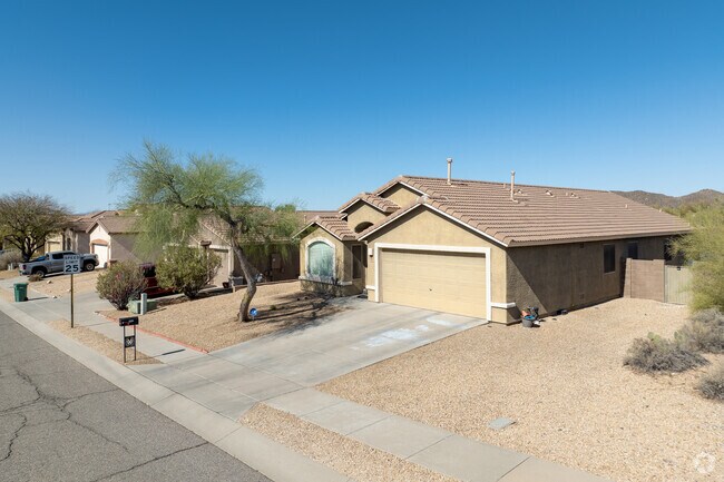 Many families in Tucson Estates choose newer, Spanish-influenced subdivision homes.