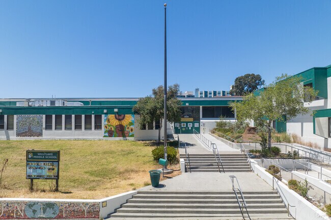 Westlake Middle School has about 300 students and is next to Trestle Glen.