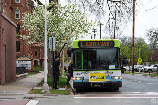 Washburn residents can access the La Crosse MTU bus stops throughout the neighborhood.