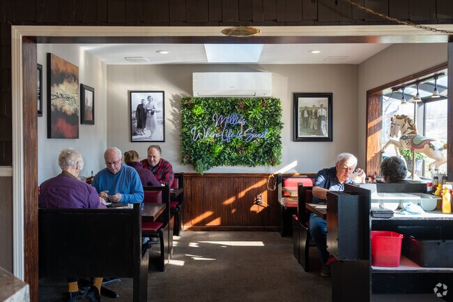 Eat classic homemade dishes at Aunt Millie's.