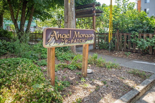 The Angle Morgan Community Garden in Brighton Neighborhood in Seattle.