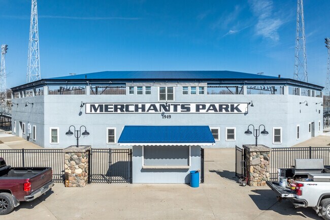 Merchants Park is home to the Carroll Merchants, a semi-pro baseball team.