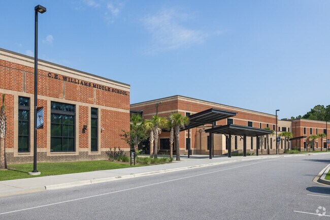 The C.E. Williams Middle School South Campus serve 7th and 8th grade students in Ardmore-Sherwood Forest.
