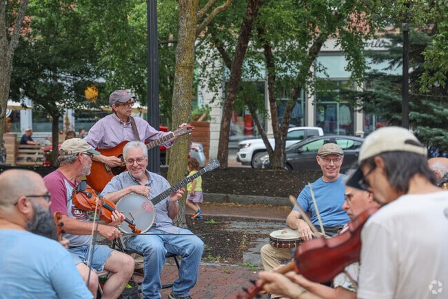 Local bands gather at Postmark Park for a good time in Downtown Portland.