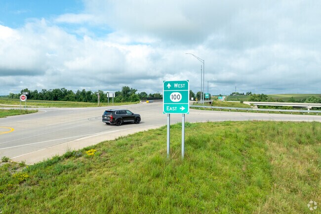 Interstate 100 is just miles away to get residents of Mound View to where they want to go.