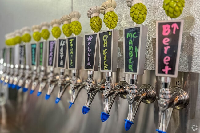 Enjoy a wide selection of craft beer at the Mad Chef Brewery in East Petersburg.