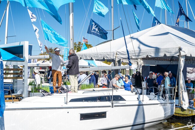 The Annapolis Boat Show in Annapolis is an annual event and big part of the community.