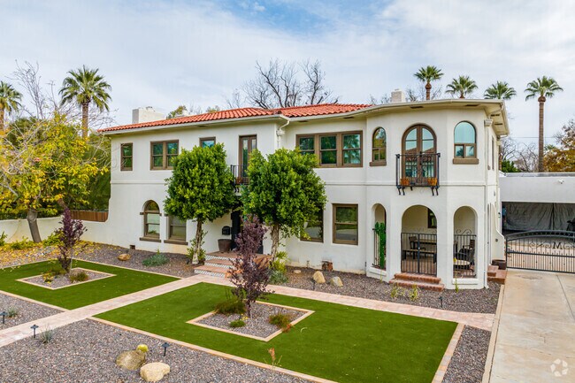 Alvarado Historic District has many grand and unique homes along its well maintained streets.