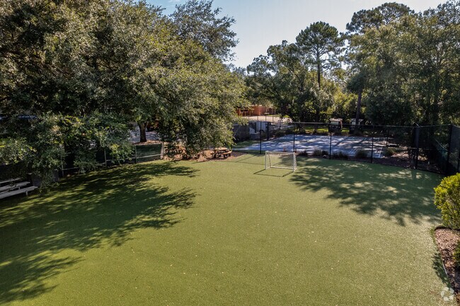 Monarch Montessori of Lake Mary also offers a small soccer field for its students.