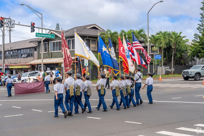 Parades are a common sight in Oahu, such as the annual Lions Parade in neighboring Wahiawa.